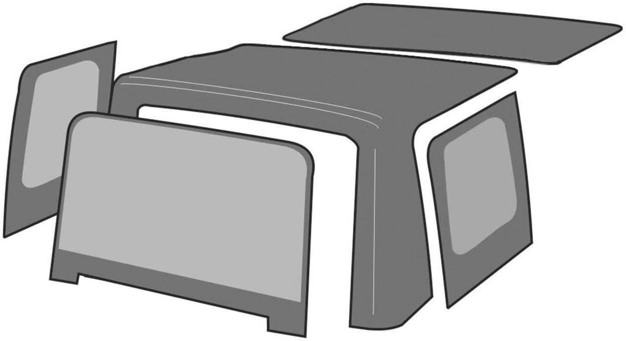 imageRAMPAGE PRODUCTS Factory Replacement Soft Top for Jeep Wrangler TJ  Tinted Windows and Door Skins Vinyl Khaki Diamond  99536  Fits 19972006 Jeep Wrangler TJ