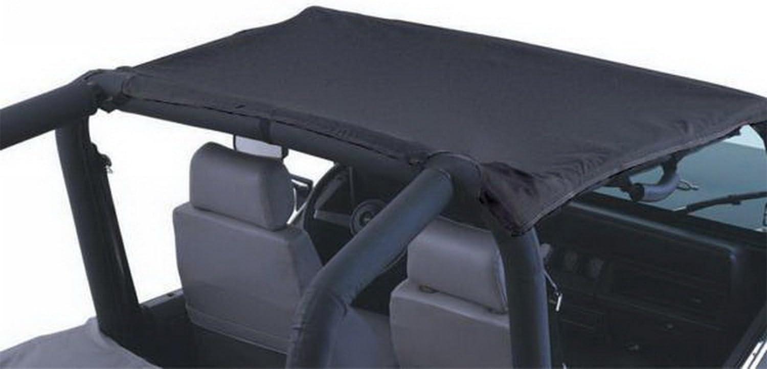 imageRAMPAGE PRODUCTS Rampage California Brief Soft Top  Vinyl Black  90601  Fits 1976  1983 Jeep CJ5