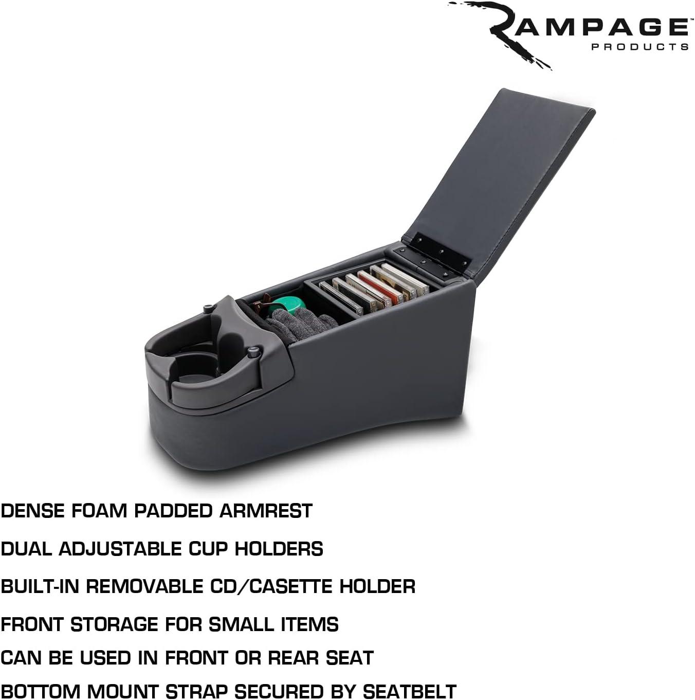 imageRAMPAGE PRODUCTS Universal Truck Bench Console  Charcoal  39223