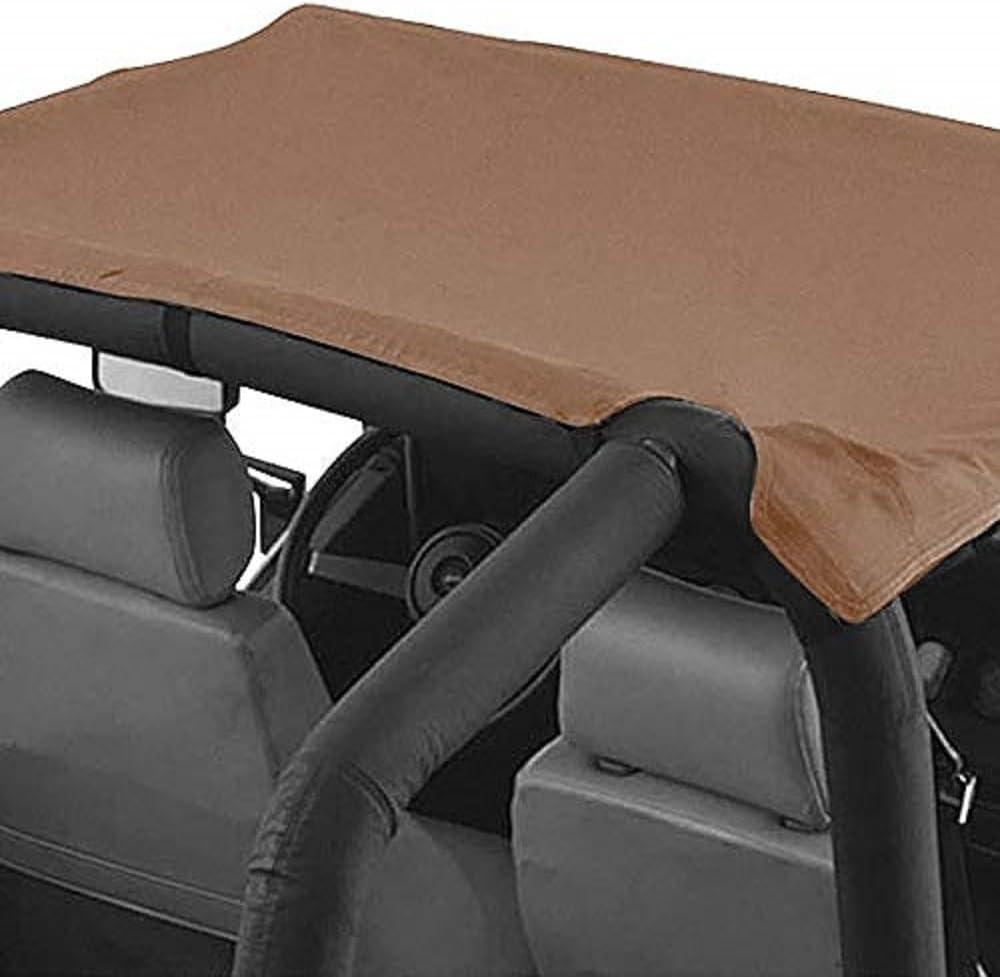 imageRampage California Brief Soft Top  Vinyl Spice Denim  93317  Fits 1997  2006 Jeep Wrangler TJ