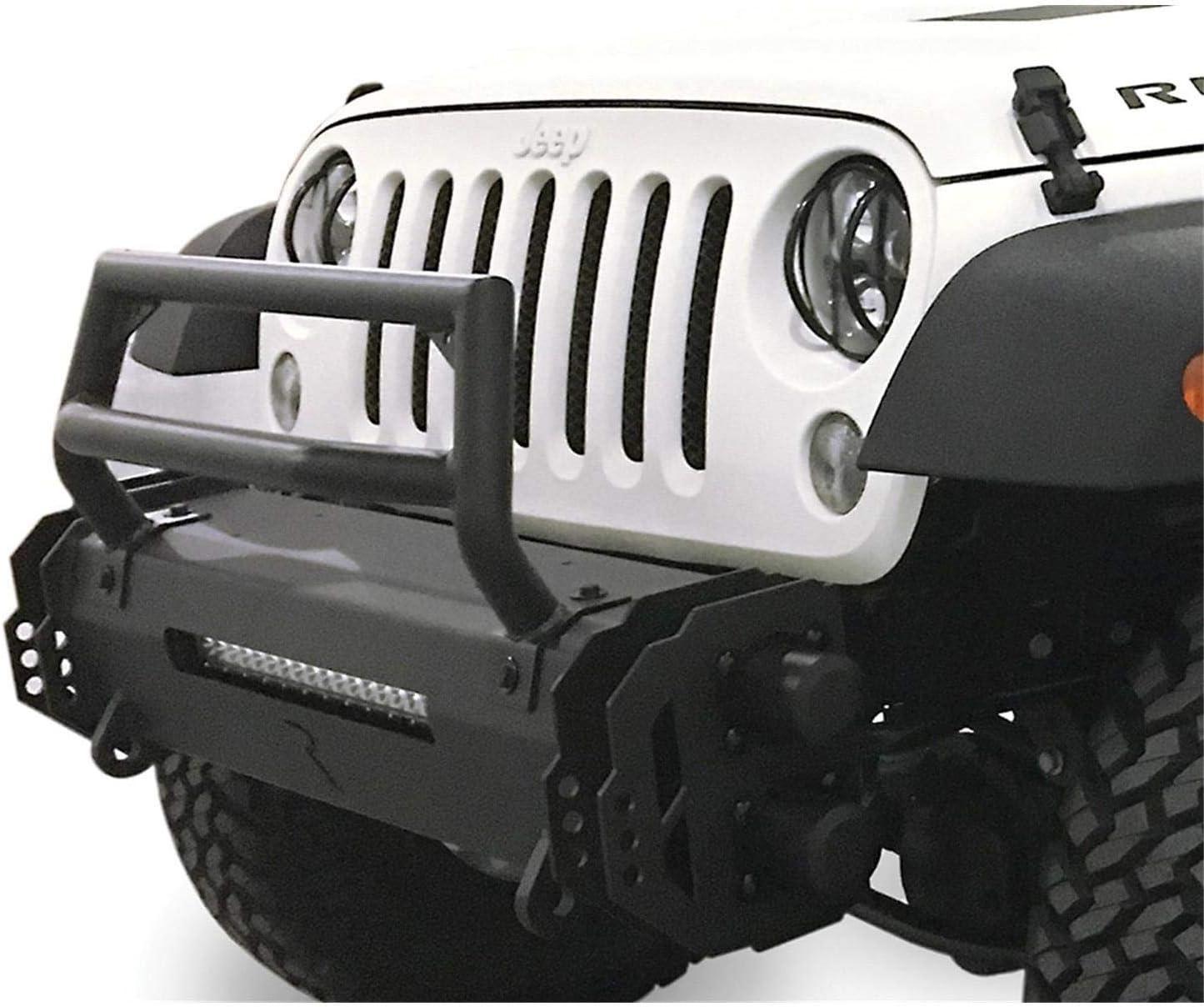 imageRampage Products 99509 BLACK Trail Ram Modular Front Bumper for 20072018 Jeep JK WranglerFront