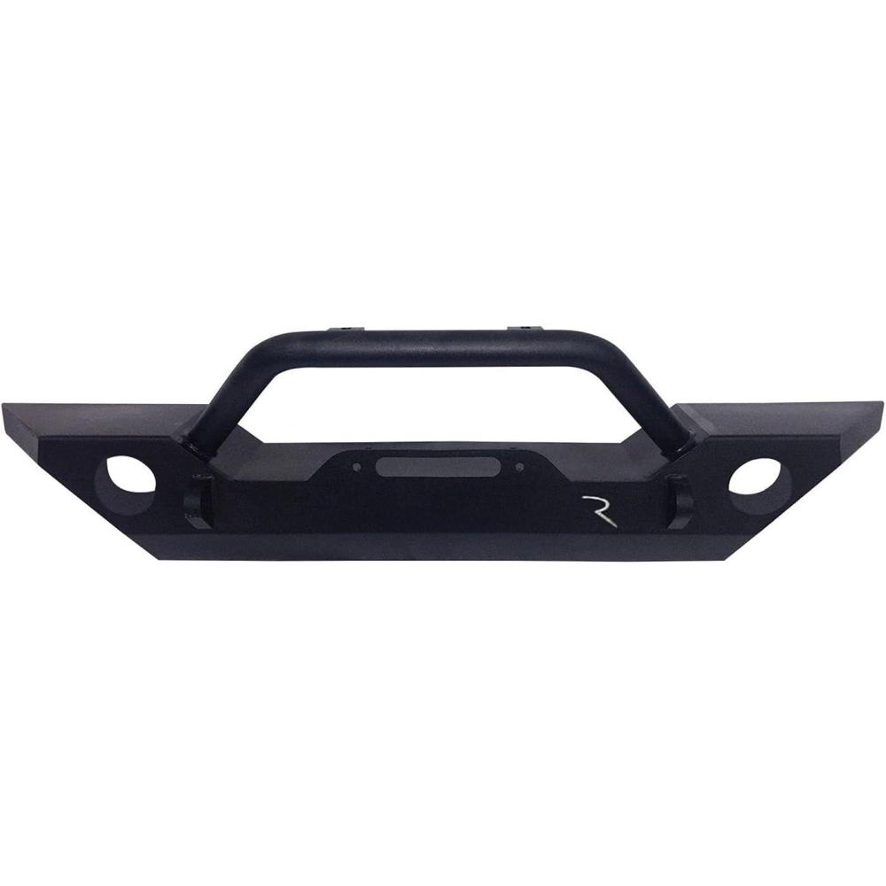imageRAMPAGE PRODUCTS Front Rock Rage Bumper for Jeep Wrangler JK  Winch Plate Steel Textured Black  99306  Fits 20182025 Jeep Wrangler JLJLU  20072018 Wrangler JKJKU  20202025 Gladiator JT