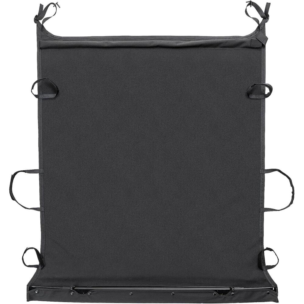 imageRampage Combo BriefExtended Topper with Zip Out Rear Section  Vinyl Black Diamond Color  94935  Fits 2007  2018 Jeep Wrangler Unlimited 4Door