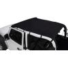 imageRAMPAGE PRODUCTS California Brief Soft Top for Jeep Wrangler JL  Extended OE Style Sail Cloth Black  91435  Fits 20182025 Jeep Wrangler JL 2Door
