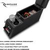 imageRAMPAGE PRODUCTS Locking Center Console for Jeep CJ  Black Denim  31515  Fits 19761983 Jeep CJ5  19761986 Jeep CJ7  19871995 Wrangler YJBlack Denim