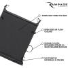 imageRAMPAGE PRODUCTS Rampage California Brief Soft Top  Vinyl Black  90701 Fits 1976  1986 Jeep CJ7