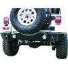 imageRAMPAGE PRODUCTS Rampage Rear Recovery Bumper with Receiver  Steel Textured Black  88605  Fits 2007  2018 Jeep Wrangler JK