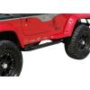 imageRAMPAGE PRODUCTS Step Bars for Jeep Wrangler TJYJ  Pair NoSlip Step Pads 3quot Round Bent Steel Black  8625  Fits 19871995 Jeep Wrangler YJ  19972006 Jeep Wrangler TJ