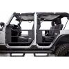 imageRAMPAGE PRODUCTS Trail Doors for Jeep Wrangler JK  4Piece Set Removable Mesh Net Steel Black  7684  Fits 20072018 Jeep Wrangler JKU 4Door2Door