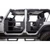 imageRAMPAGE PRODUCTS Trail Doors for Jeep Wrangler JK  4Piece Set Removable Mesh Net Steel Black  7684  Fits 20072018 Jeep Wrangler JKU 4Door4Door