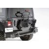 imageRAMPAGE PRODUCTS TrailGuard Rear Tire Carrier for Jeep Wrangler JL  Black Steel  9950917  Fits 20182025 Jeep Wrangler JL