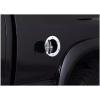 imageRampage Products Locking Fuel Door Cover for Jeep Wrangler JK  Billet Style Aluminum Polished  85001  Fits 20072018 Jeep Wrangler JKJKU
