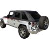 imageRAMPAGE PRODUCTS Frameless Trail Top for Jeep Wrangler JK  Tinted Windows Sail Cloth Black Diamond  109835  Fits 20072018 Jeep Wrangler JKU 4Door