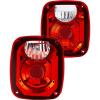 imageRAMPAGE PRODUCTS Rampage Taillight Conversion Kit wEuro Lenses  Pair Brite Color  5307  Fits 1976  2006 Jeep CJ Wrangler YJ LJ ampamp TJ