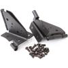 imageRAMPAGE PRODUCTS Rampage Windshield Hinges  Pair Black  7603  Fits 1976  1995 Jeep CJ ampamp Wrangler