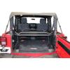 imageRAMPAGE PRODUCTS Rear FoldUp Storage Rack for Jeep Wrangler JK  Black Powdercoat Interior Mount FoldUp wRear Seat Removed  86624  Fits 20072018 Jeep Wrangler JK 2Door