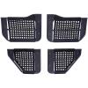 imageRAMPAGE PRODUCTS Trail Doors for Jeep Wrangler JL  4Piece Set Removable Mesh Net Steel Black  7685  Fits 20182025 Wrangler JLU  20202025 Gladiator JT 4Door