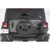 imageRAMPAGE PRODUCTS TrailGuard Rear Tire Carrier for Jeep Wrangler JL  Black Steel  9950917  Fits 20182025 Jeep Wrangler JL