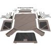 imageRampage Complete Soft Top  Vinyl Khaki Diamond Color with Tinted Windows includes Frame ampamp Hardware  68836  Fits 1997  2006 Jeep Wrangler TJ with Steel Doors