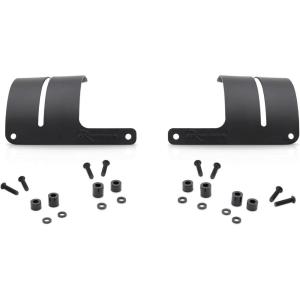 imageRAMPAGE PRODUCTS Cowl Light Bracket for Jeep Wrangler JL  Pair Steel Black  7690  Fits 20182025 Jeep Wrangler JL  20202025 Jeep Gladiator JT