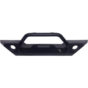 imageRAMPAGE PRODUCTS Front Rock Rage Bumper for Jeep Wrangler JK  Winch Plate Steel Textured Black  99306  Fits 20182025 Jeep Wrangler JLJLU  20072018 Wrangler JKJKU  20202025 Gladiator JT