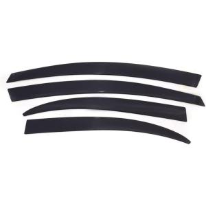 imageRAMPAGE PRODUCTS Low Profile Ventvisor for Jeep Wrangler JK  4Piece Set ABS Thermoplastic Matte Black  38434  Fits 20072018 Jeep Wrangler JKU 4Door