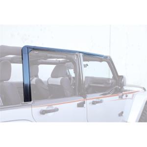 imageRAMPAGE PRODUCTS Rampage Door Surround Kit  Black  61098  Fits 2007  2018 Jeep Wrangler JK Unlimited 4Door
