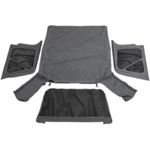imageRAMPAGE PRODUCTS Rampage Factory Replacement Soft Top  Vinyl Black Denim with Tinted Windows  99315  Fits 1997  2006 Jeep Wrangler with Full Steel Doors