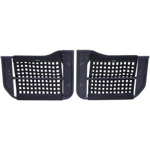 imageRAMPAGE PRODUCTS Trail Doors for Jeep Wrangler JK  4Piece Set Removable Mesh Net Steel Black  7684  Fits 20072018 Jeep Wrangler JKU 4Door2Door