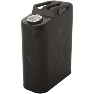 imageRAMPAGE PRODUCTS Trail Fuel Storage Can  5 Gallon Capacity Steel Black  86635  Universal Fit