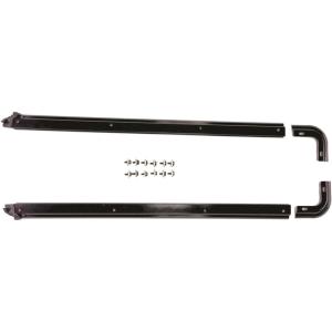 imageRAMPAGE PRODUCTS Tub Rail Kit for Jeep Wrangler YJ  Black Machined  69997  Fits 19871995 Jeep Wrangler YJ