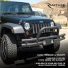 imageRAMPAGE PRODUCTS Double Tube Front Bumper for Jeep Wrangler JKJL  Stinger Light Pod Steel Black  88625  Fits 20182025 Wrangler JLJLU  20072018 Wrangler JKJKU  20202025 Gladiator JT