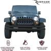 imageRAMPAGE PRODUCTS Double Tube Front Bumper for Jeep Wrangler JKJL  Stinger Light Pod Steel Black  88625  Fits 20182025 Wrangler JLJLU  20072018 Wrangler JKJKU  20202025 Gladiator JT