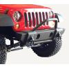 imageRAMPAGE PRODUCTS Front Mass Articulation Stubby Bumper for Jeep Wrangler JKJL  Stinger Steel Black  88509  Fits 20182025 Wrangler JLJLU  20072018 Wrangler JKJKU  20202025 Gladiator JT