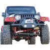 imageRAMPAGE PRODUCTS Rampage Front Recovery Bumper with Stinger  Steel Textured Black  78510  Fits 1976  2006 Jeep CJ Wrangler YJ amp TJ