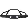 imageRAMPAGE PRODUCTS Rampage Front Recovery Bumper with Stinger  Steel Textured Black  78510  Fits 1976  2006 Jeep CJ Wrangler YJ amp TJ