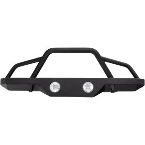 imageRAMPAGE PRODUCTS Rampage Front Recovery Bumper with Stinger  Steel Textured Black  78510  Fits 1976  2006 Jeep CJ Wrangler YJ amp TJ