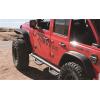imageRAMPAGE PRODUCTS Rock Rail Nerf Bars for Jeep Wrangler JL  Pair Steps Sold Separately Steel Black  26410030  Fits 20182025 Jeep Wrangler JL SportSport SRubicon 2Door