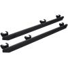 imageRAMPAGE PRODUCTS Rock Rail Nerf Bars for Jeep Wrangler JL  Pair Steps Sold Separately Steel Black  26410030  Fits 20182025 Jeep Wrangler JL SportSport SRubicon 2Door