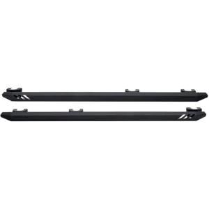 imageRAMPAGE PRODUCTS Rock Rail Nerf Bars for Jeep Wrangler JL  Pair Steps Sold Separately Steel Black  26410030  Fits 20182025 Jeep Wrangler JL SportSport SRubicon 2Door