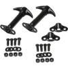 imageRAMPAGE PRODUCTS Hood Catch Kit for Jeep WranglerCJ  Pair Steel Black  7601  Fits 19451949 Jeep CJ2A  19541983 Jeep CJ5  19761986 Jeep CJ7  19421945 Willys  19871995 Wrangler YJ