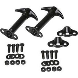 imageRAMPAGE PRODUCTS Hood Catch Kit for Jeep WranglerCJ  Pair Steel Black  7601  Fits 19451949 Jeep CJ2A  19541983 Jeep CJ5  19761986 Jeep CJ7  19421945 Willys  19871995 Wrangler YJ