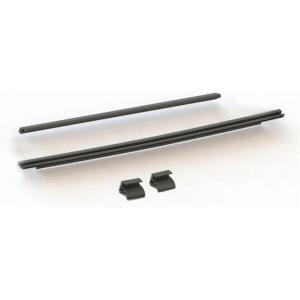 imageRAMPAGE PRODUCTS Tailgate Tonneau Bar Kit for Jeep Wrangler JK  Black Retainer Clips  87135  Fits 20072018 Jeep Wrangler JKJKU