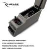 imageRAMPAGE PRODUCTS Locking Center Console for Jeep CJWrangler YJ  Spice Denim  31617  Fits 19761983 Jeep CJ5  19761986 Jeep CJ7  19871995 Wrangler YJDenim Gray