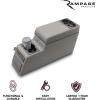 imageRAMPAGE PRODUCTS Locking Center Console for Jeep CJWrangler YJ  Spice Denim  31617  Fits 19761983 Jeep CJ5  19761986 Jeep CJ7  19871995 Wrangler YJDenim Gray