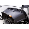 image:imageRAMPAGE PRODUCTS Flat Style Fender Flares for Jeep Wrangler JK  4Piece Set Black Bolts ABSMetal Black  57260640  Fits 20072018 Jeep Wrangler JK 2Door