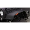image:imageRAMPAGE PRODUCTS Rampage Fender Flares  4Piece Set Flat Style Black Textured Finish Stainless Bolts  7260640  Fits 20072018 Jeep Wrangler JK